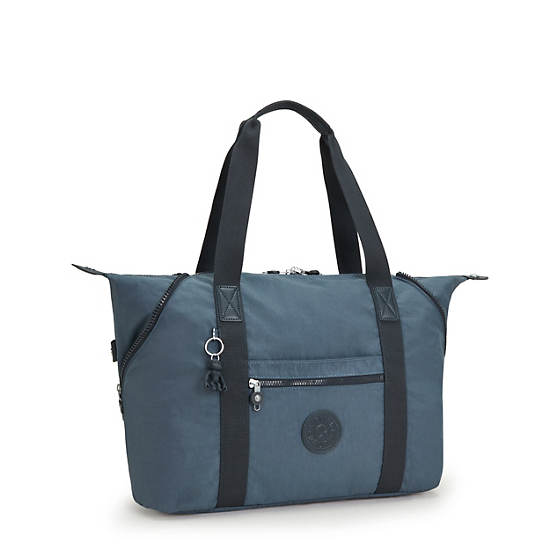 Kipling Art Medium Tote Tassen Donkerblauw Grijs | BE 1457VR